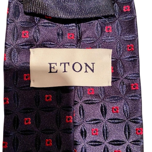 Eton men’s silk tie - Picture 1 of 7